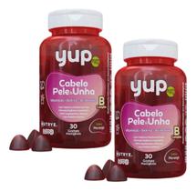 Gummy Mastigaveis Cabelo Pele E Unha Morango 30un - Nutrye - Morango - 2 Unidades