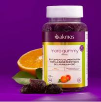 Gummy Moro Akmos Laranja Moro com 30 gomas