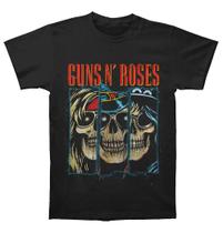 Guns N Roses Skulls AFD Camiseta Vermelha Guns N Roses Skulls AFD Camiseta Vermelha