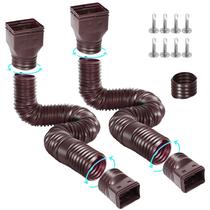 Gutter Downspout Extensions Gutterlix Connectable 58+67 cm, pacote com 2 Gutter Downspout Extensions Gutterlix Connectable 58+67 cm, pacote com 2