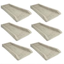 Gutter Downspout Splash Block Suncast Durable Light Taupe, 6 unidades