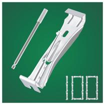 Gutter Hangers Cattiry, pacote de 100 polegadas com broca Gutter Hangers Cattiry, pacote de 100 polegadas com broca