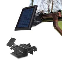 Gutter Mount HOLACA para painel solar em anel preto à prova de intempéries Gutter Mount HOLACA para painel solar em anel preto à prova de intempéries