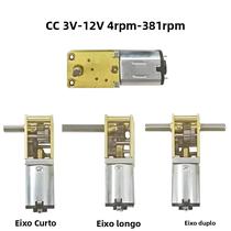 GW1218-N20 DC Micro Redutor Motor Pequeno Motor 3V6V12V Miniatura DC Gear Alto Torque 4rpm-381rpm