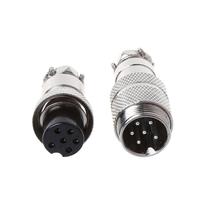 Gx16 Butting Aviation Male Connector Female Plug 2/3/4/5/6/7/8 Pin - 6P