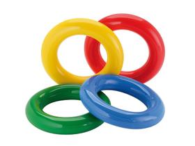 Gym Ring Gymnic 4 Argolas 18cm inflável Lisa Flutua Propriocepção Terapia Ocupacional Reabilitação