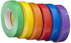 Gym Tape School Pack School Specialty de 1 polegada x 55 m - conjunto de 6 Gym Tape School Pack School Specialty de 1 polegada x 55 m - conjunto de 6