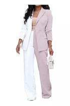 H0403-Conjunto Social Alfaiataria Elegante Terninho Calça J471
