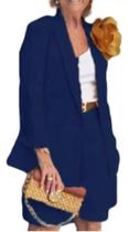 H2914-Conjunto Social Alfaiataria Bermuda Blazer Sofisticado M2202 H2914-Conjunto Social Alfaiataria Bermuda Blazer Sofisticado M2202
