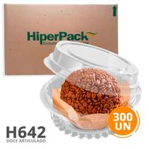 H642 Bandeja pet redonda Caixa com 300 unidades