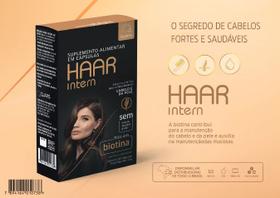 Haar Intern Suplemento Rico Em Biotina/Selenio e Cromo para Cabelo 60 Comprimidos - Airela