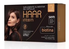 Haar Intern Suplemento Vitaminico para Cabelo Biotina com 60cp - Airela
