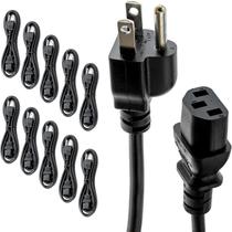 Habilidades de reconstrução do cabo de alimentação, aprovadas pela UL, universal, 6 pés, 18 AWG Habilidades de reconstrução do cabo de alimentação, aprovadas pela UL, universal, 6 pés, 18 AWG