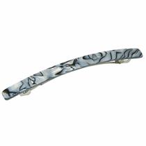Hair Barrette French Amie Long Thin Large 4 Grey Magma Hair Barrette French Amie Long Thin Large 4 Grey Magma