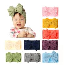 Hair Bow Head Wrap JIAHANG Baby Turbante tricotado 9 unidades 0-3 anos Hair Bow Head Wrap JIAHANG Baby Turbante tricotado 9 unidades 0-3 anos