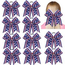 Hair Bow Hipcheer, bandeira americana dos EUA para meninas de 8 polegadas Hair Bow Hipcheer, bandeira americana dos EUA para meninas de 8 polegadas