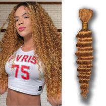 Hair Bulk Eileen Deep Wave 50g 1 pacote de 17 polegadas 27 Honey Blonde