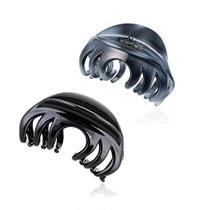 Hair Claw Clips Rosette Large Chic Styling, 2 peças para mulheres Hair Claw Clips Rosette Large Chic Styling, 2 peças para mulheres