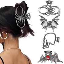 Hair Claws Bessrung Halloween Gothic Metal Spider Bat Skull Hair Claws Bessrung Halloween Gothic Metal Spider Bat Skull