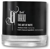 Hair Clay David Darko, acabamento fosco 100% natural, 80 ml, masculino