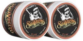 Hair Clay Suavecito Firme Clay Strong Hold Low Shine 2x113g Hair Clay Suavecito Firme Clay Strong Hold Low Shine 2x113g