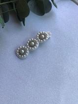 Hair clip luxo strass e pérola Hair clip luxo strass e pérola