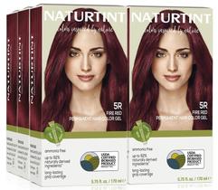 Hair Color Naturtint 5R Fire Red Permanent Pack de 6