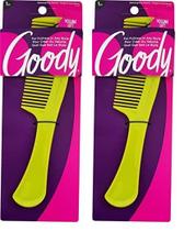 Hair Comb Goody Styling Essentials Detangling, pacote com 2