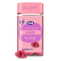 Hair Fini Sabor Morango Com 60 Gomas Sem Açúcares - Dr. Good