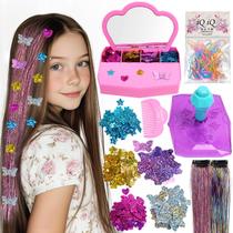 Hair Gem Stamper AOSITE Gem Stapler com glitter para meninas