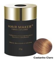 Hair Maker Fibras Capilares 25 Gramas - Cor Castanho Claro