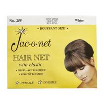 Hair Net Jac-O-Net Tiny Mesh Bouffant/Large White (pacote com 12)