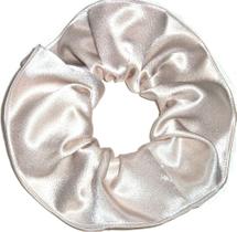 Hair Scrunchie Scrunchies da Sherry Satin Fabric Champange