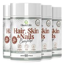 Hair Skin e Nails 4 X 60 Cápsulas Qualylife