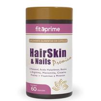 Hair Skin e Nails Premium com Vitaminas e Minerais 60 cápsulas Fitoprime