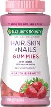 Hair skin & nails 2500mcg (180 gummies) natures bounty