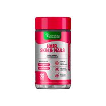 Hair Skin & Nails - Biotina + Ácido Hialurônico + Colágeno Hidrolisado - Vegana - Denavita