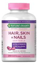 Hair, Skin Nails Natures Bount Sem Sabor 250cps Sabor Sin Sabor