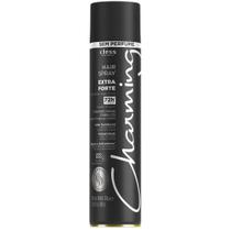 Hair Spray Charming Cless Extra Forte 72h Laque Jato Seco Antiúmidade Fixador Sem Perfume 400ml