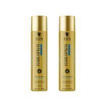 Hair Spray Fixador Aspa Extra Forte 400ml-Kit C/2un