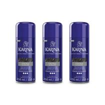Hair Spray Fixador Karina Extra Forte 250Ml - Kit Com 3Un