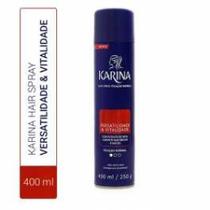 Hair Spray Karina Versatilidade e Vitalidade Fixação Normal com 400ml
