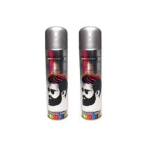 Hair Spray Tinta Da Alegria 250Ml Prata - Kit Com 2Un