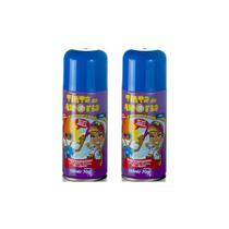 Hair Spray Tinta da Alegria Azul 120ml-Kit C/2un
