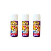 Hair Spray Tinta da Alegria Branco 120ml-Kit C/3un