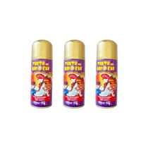 Hair Spray Tinta da Alegria Ouro 120ml-Kit C/3un