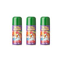 Hair Spray Tinta da Alegria Verde 120ml-Kit C/3un