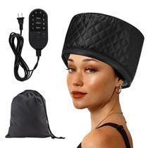 Hair Steamer Heat Cap JEHRYA para condicionamento profundo preto Hair Steamer Heat Cap JEHRYA para condicionamento profundo preto