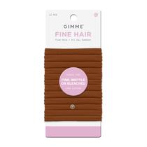 Hair Tie GIMME Fine Hair Elastic Bands, pacote com 12 faixas elásticas vermelhas Hair Tie GIMME Fine Hair Elastic Bands, pacote com 12 faixas elásticas vermelhas