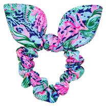 Hair Tie Scrunchie Lilly Pulitzer trazendo a sereia de volta